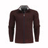 Men Slim Sweaters Stand Collar Fit Zipper Men Solid Cotton Thick Warm Sweater